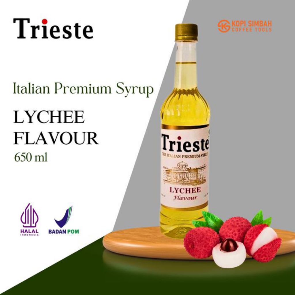 

Syrup Lychee TRIESTE 650Ml | BaliSupply.Co