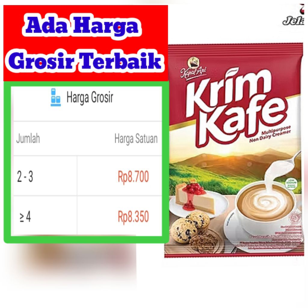 

Krim Kafe 100 gram