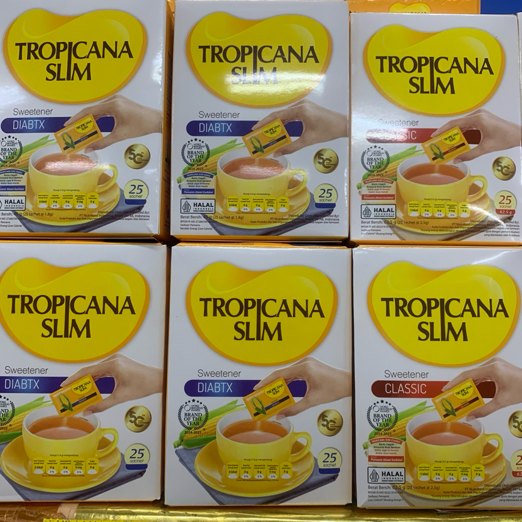 

Tropicana Slim Sweetener Diabtx Classic 25 Sachet