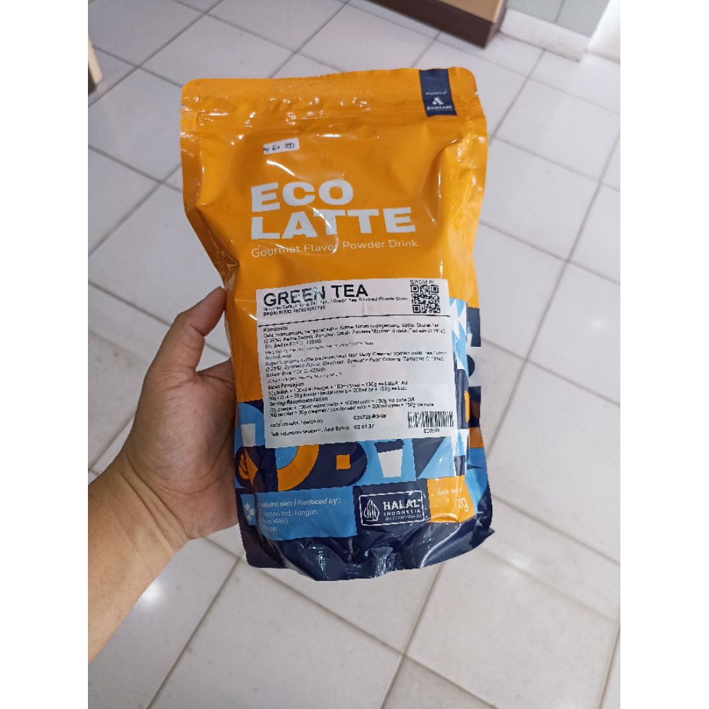 

ECO LATTE 1KG GREEN TEA PREMIUM POWDER DRINK MINUMAN ENAK HALAL BPOM/GREENTEA