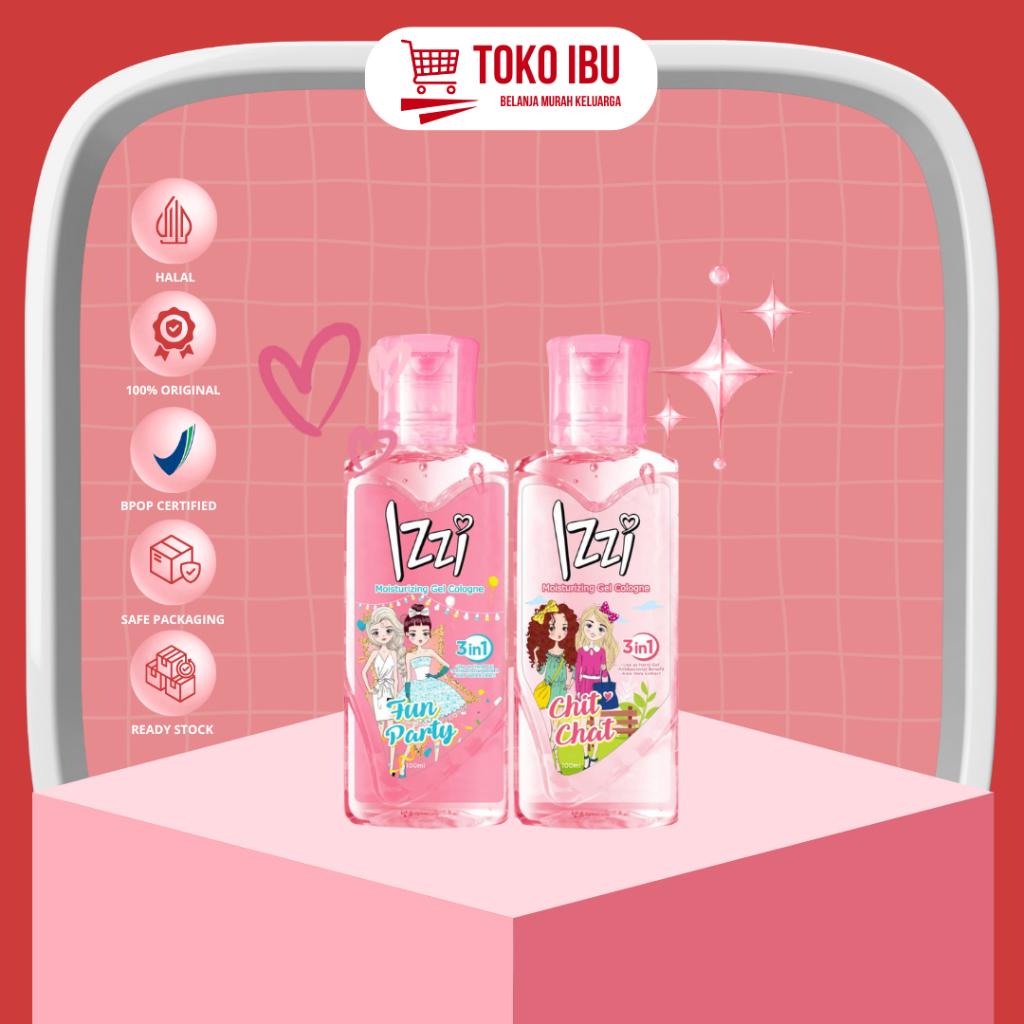 Izzi Moisturizing Gel Cologne + Izzi Korean Gel Cologne Namsan Tower 100 Ml