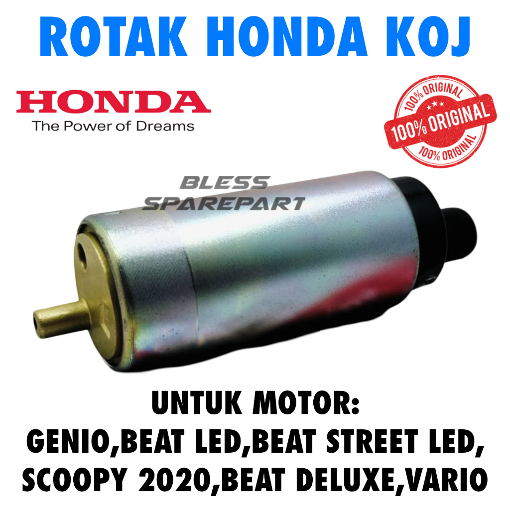 DINAMO/ROTAK KOJ ASLI ORIGINAL AHM HONDA GENIO/BEAT-STREET LED/SCOOPY2020 INJEKSI FUEL PUMP ORIGINAL