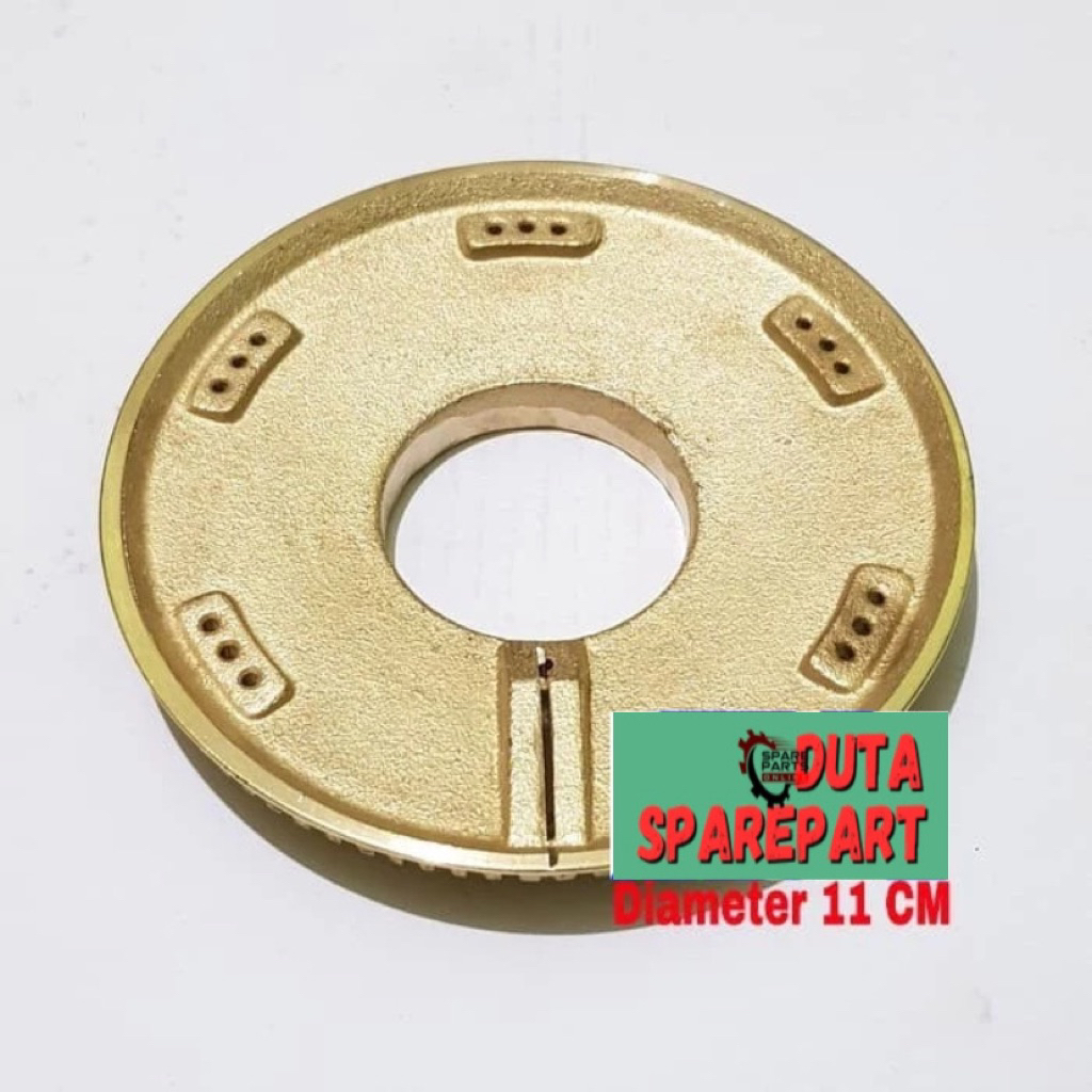 Burner kompor gas Rinnai Turbo baru - kuningan kompor gas