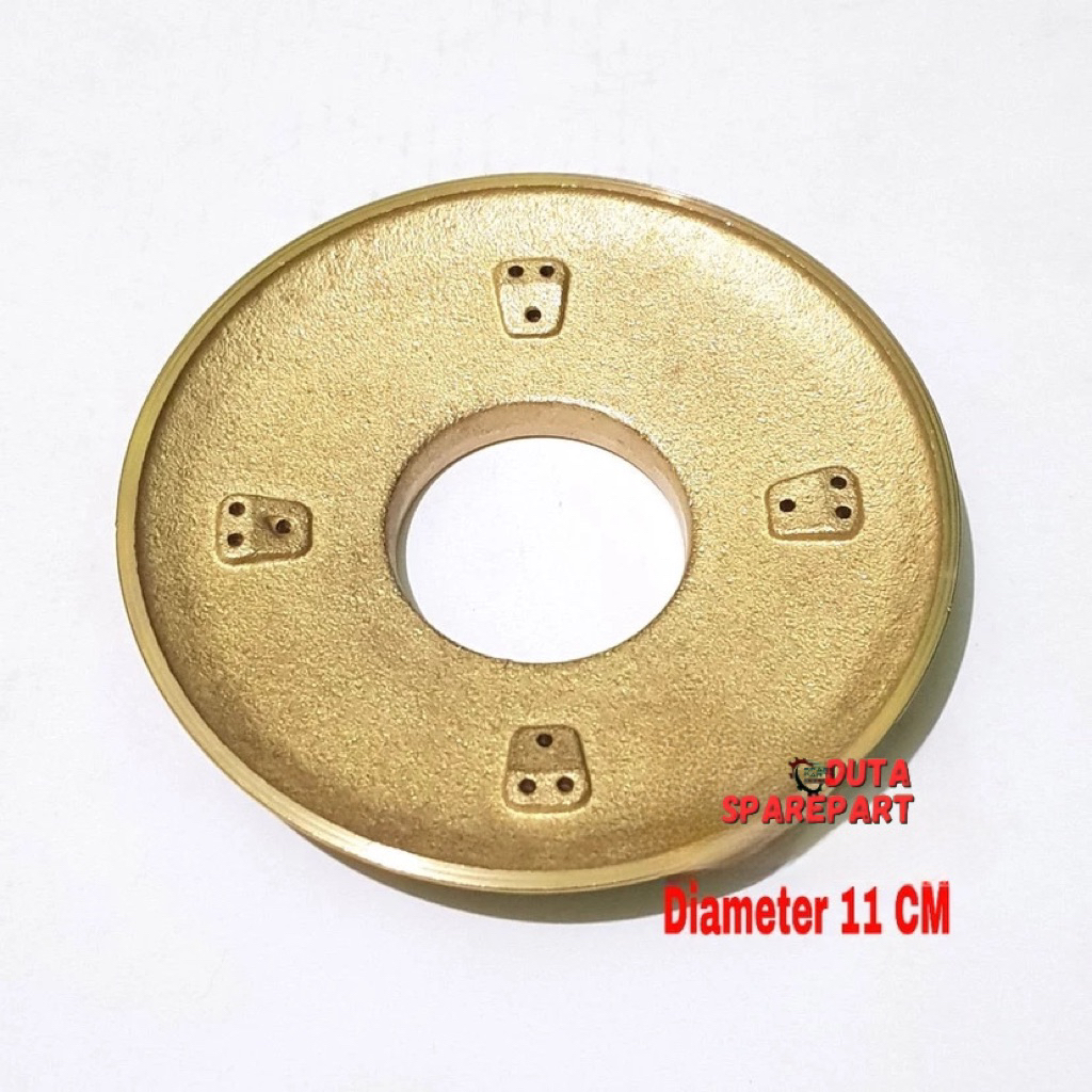 Burner kompor gas Rinnai Turbo lama 711-712 - Kuningan kompor gas