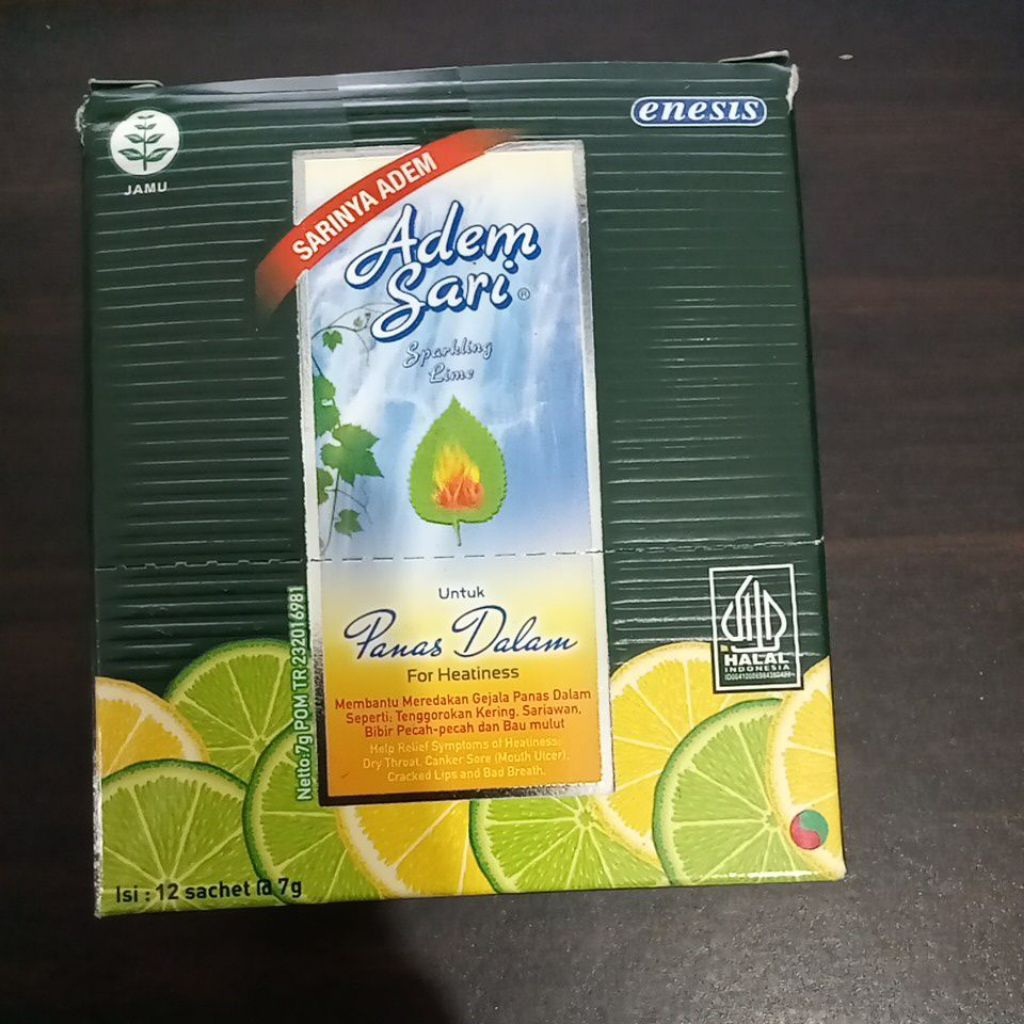 

Adem sari isi 12sachet