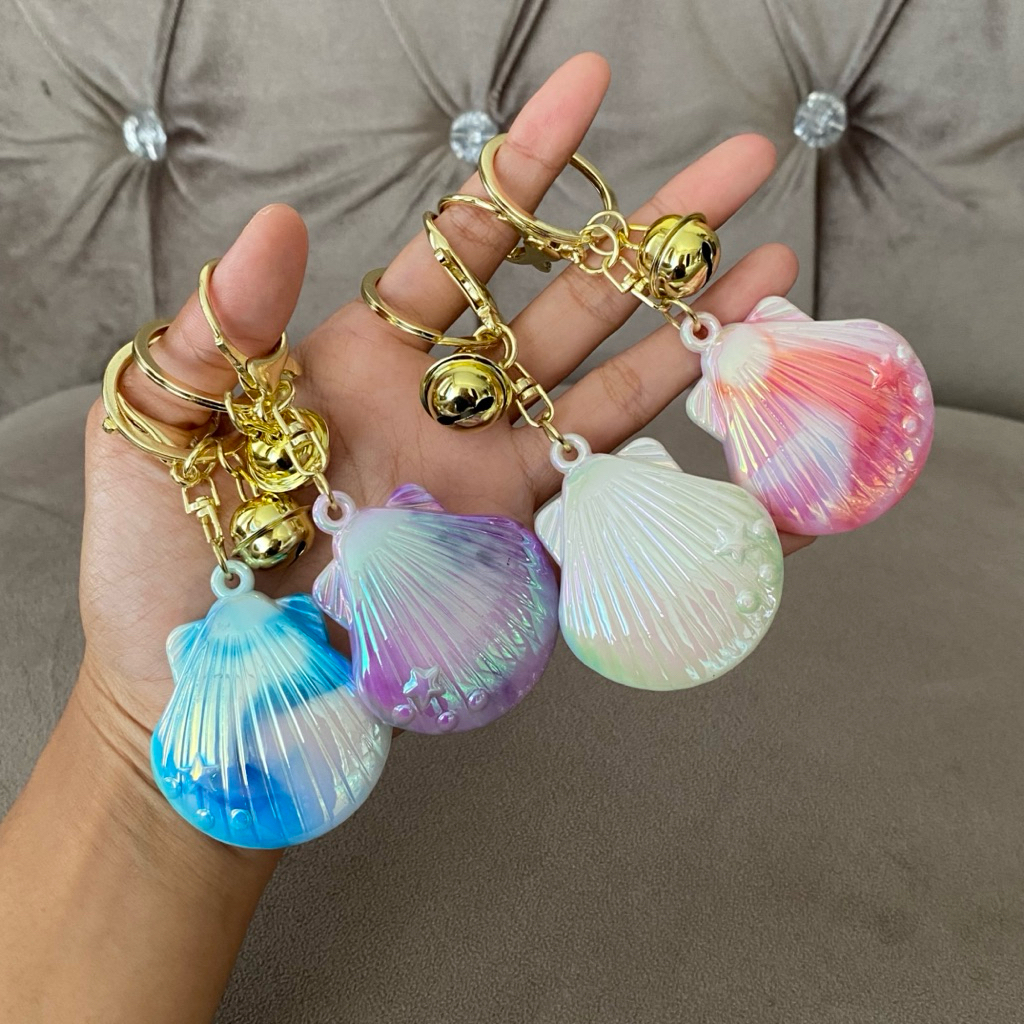 Gantungan Kunci Keong Aesthetic | Gantungan Tas Keong | Gantungan Serbaguna | Keychain Biota Laut | 