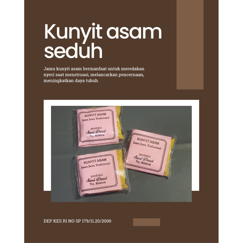 

JAMU KUNYIT ASAM SEGAR INSTAN
