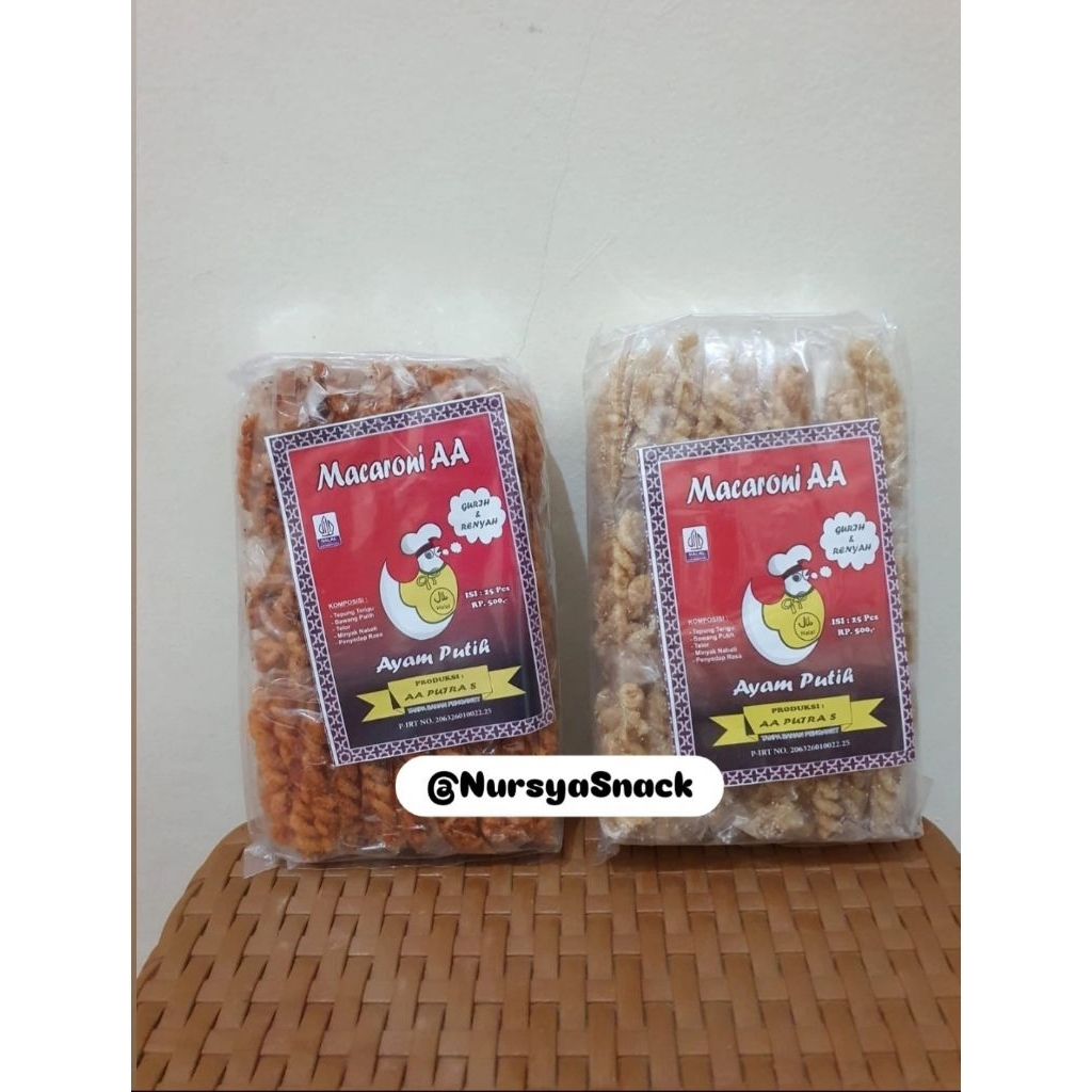 

Makaroni Spiral Rasa Pedas & Asin 1 pack isi 25 pcs