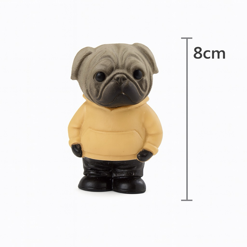 DOGGIE GUK GUK FRENCHIE PUG CORGIE miniatur pajangan figurin anjing anabul