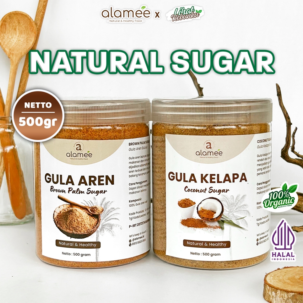 

Gula Semut Kelapa Aren Organik Asli Bubuk Coconut Sugar Powder Natural Organik 500gr LIHAT KEBUNKU