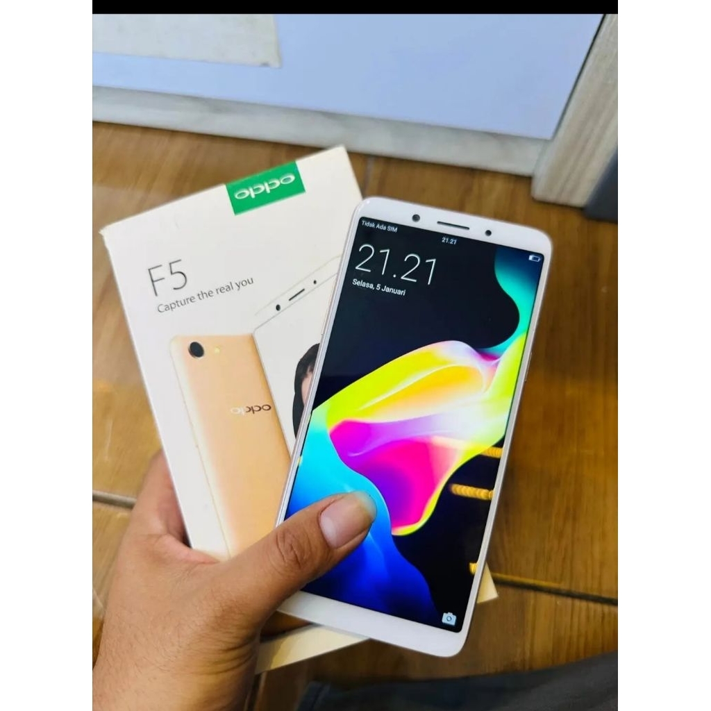OPPO F5 ANDROID SECOND LIKE NEW ORI PABRIK RAM 3/32