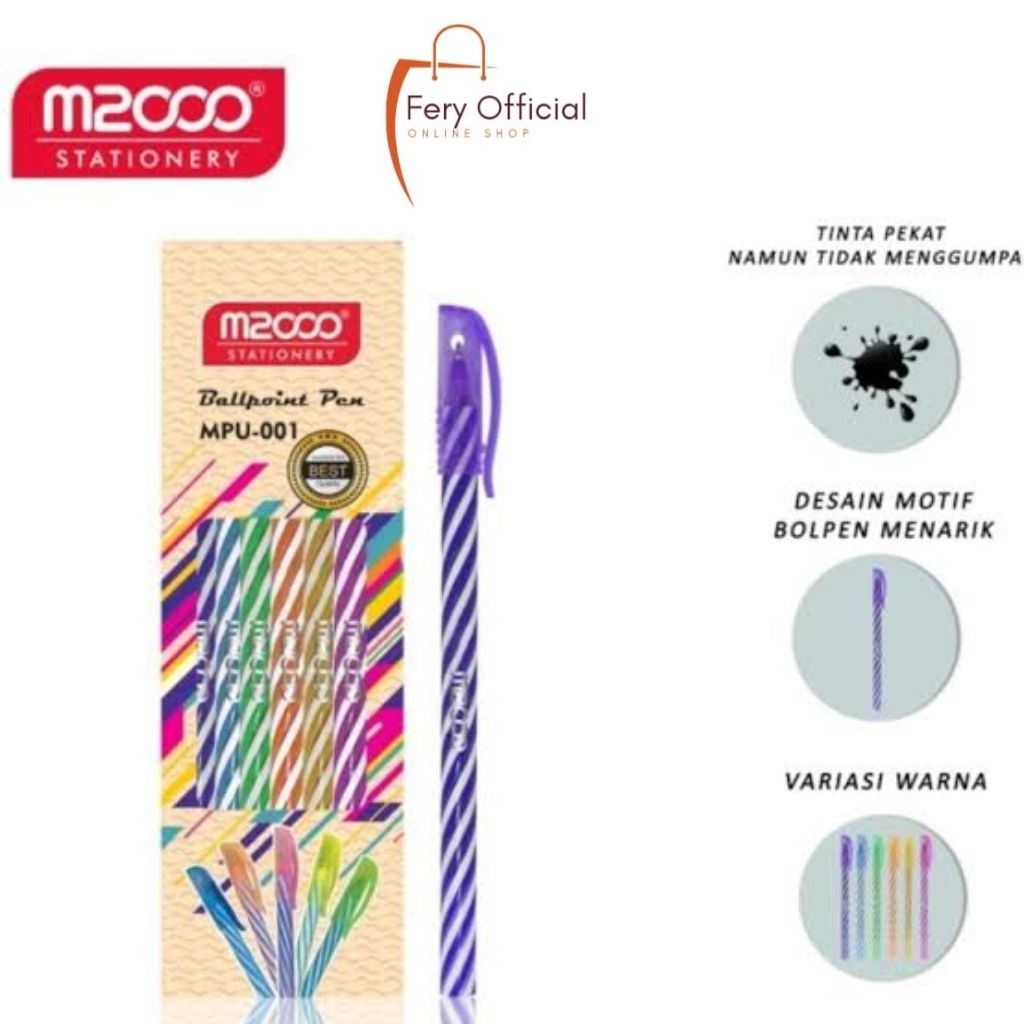 

Pulpen 1an Aesthetic Lucu dan Unik Warna Warni Standard Ulir