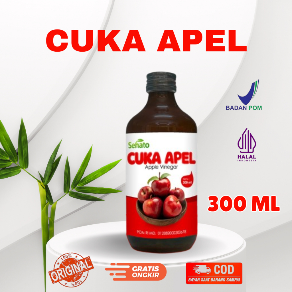 

Cuka Apel Sehat CUKA APEL SEHATO 300 ML Suplemen Kesehatan