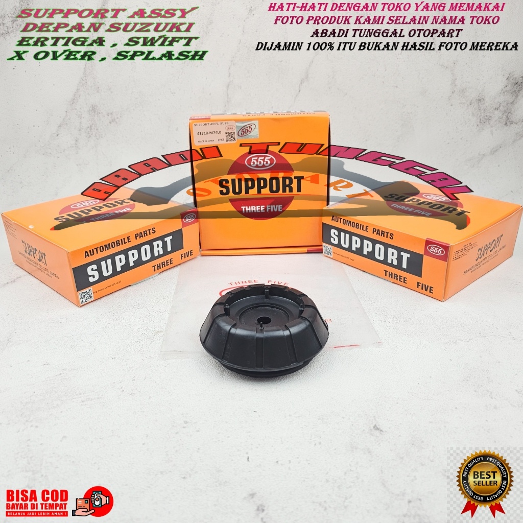 SUPPORT SHOCK ASSY KARET SUPPORT DEPAN ERTIGA SWIFT X OVER 555