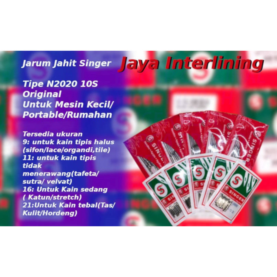 Jarum mesin jahit singer / Jarum mesin jahit portable Mesin Jahit Kepala Hitam
