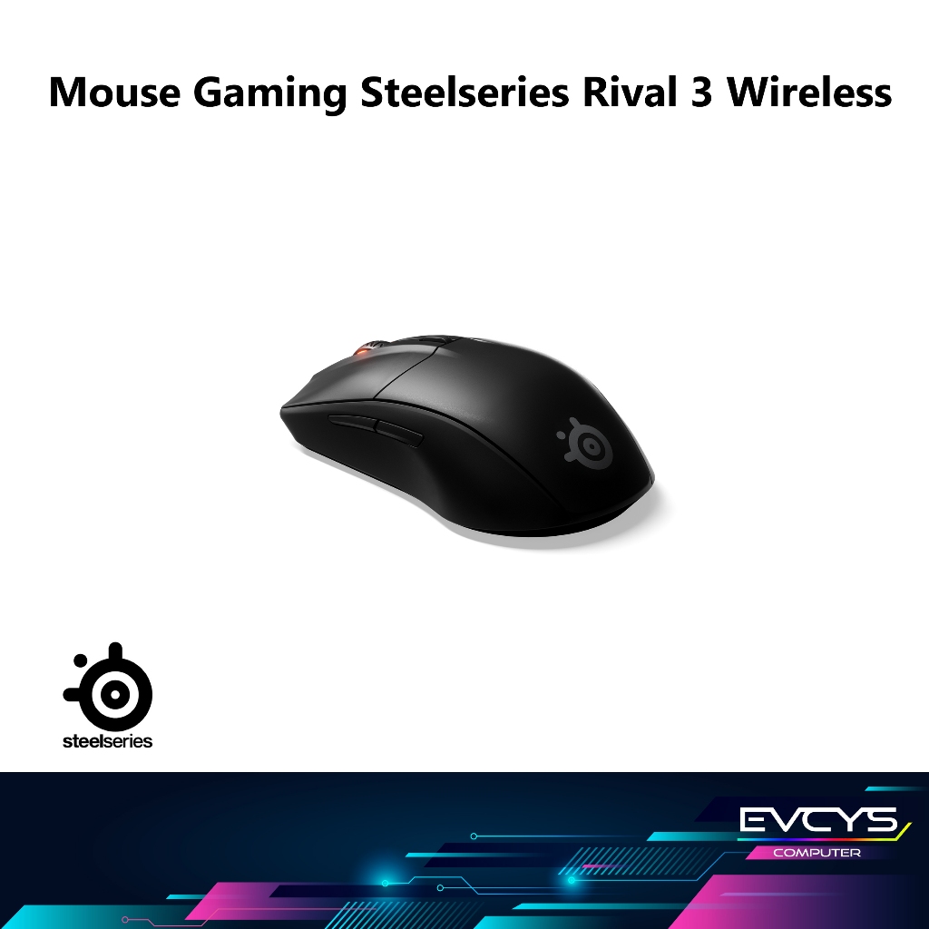 MOUSE GAMING STEELSERIES RIVAL 3 WIRELESS / SteelSeries Rival 3 Wireless