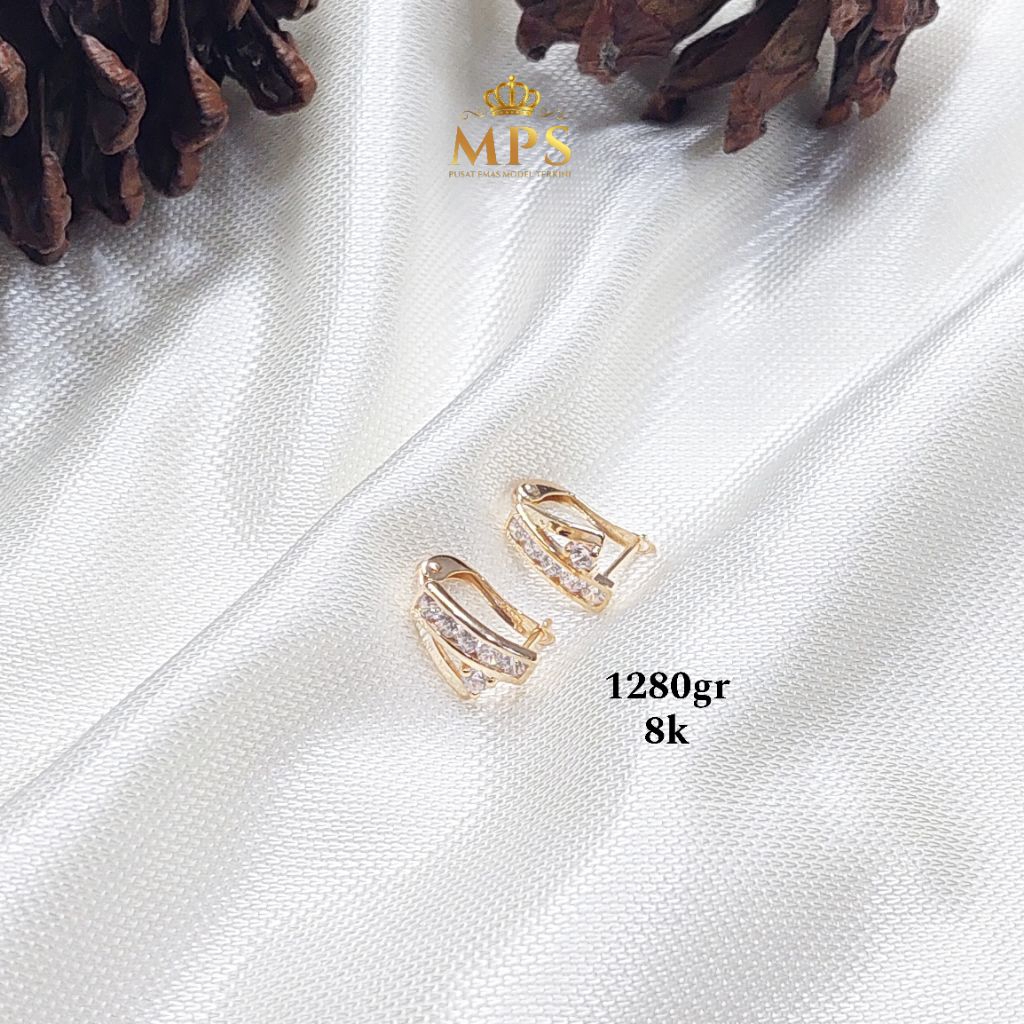 puterasokaraja NEW COLLECTION ANTING JEPIT EMAS ASLI KADAR 8K/375% TOKO EMAS PUTERA SOKARAJA