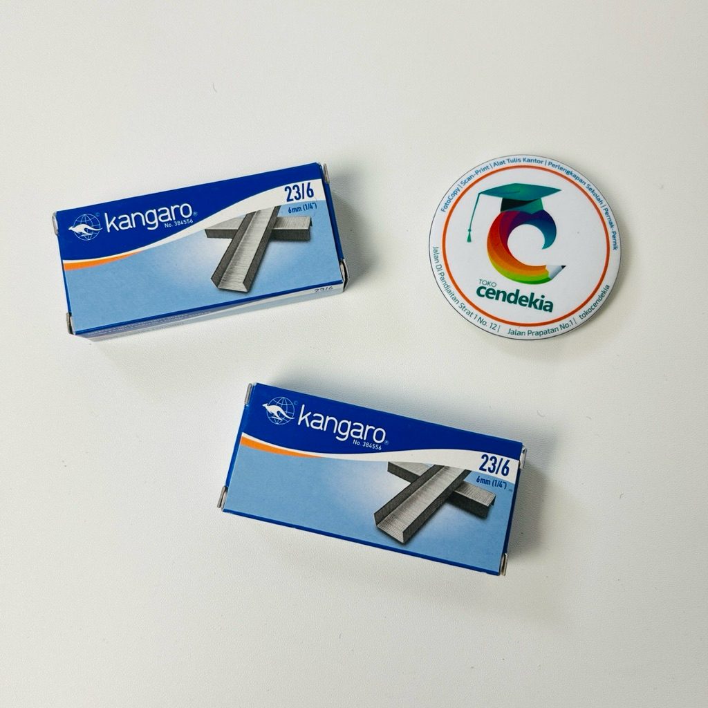 

Isi Stapler Staples KANGARO 23/6 6mm (1/4”)