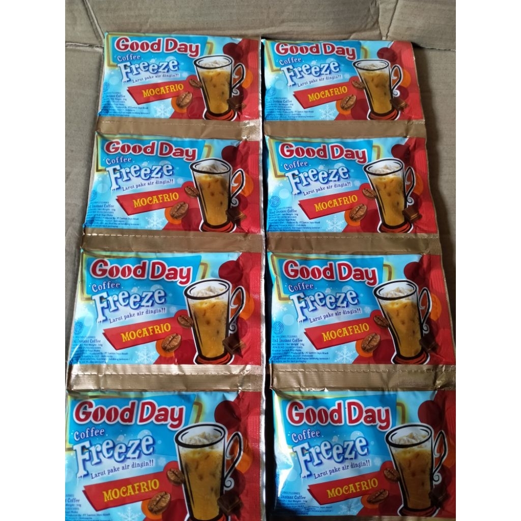 

Good Day Freeze Mocafrio 30g Kopi enak Harga 1 renceng