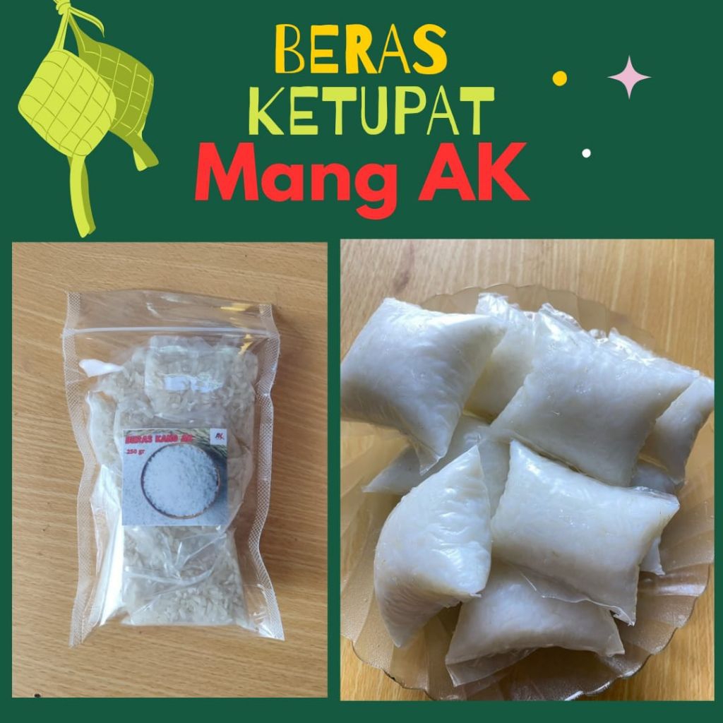 

BERAS KETUPAT / LONTONG MANG AK / KETUPAT LONTONG / KETUPAT INSTAN ISI 10 PCS