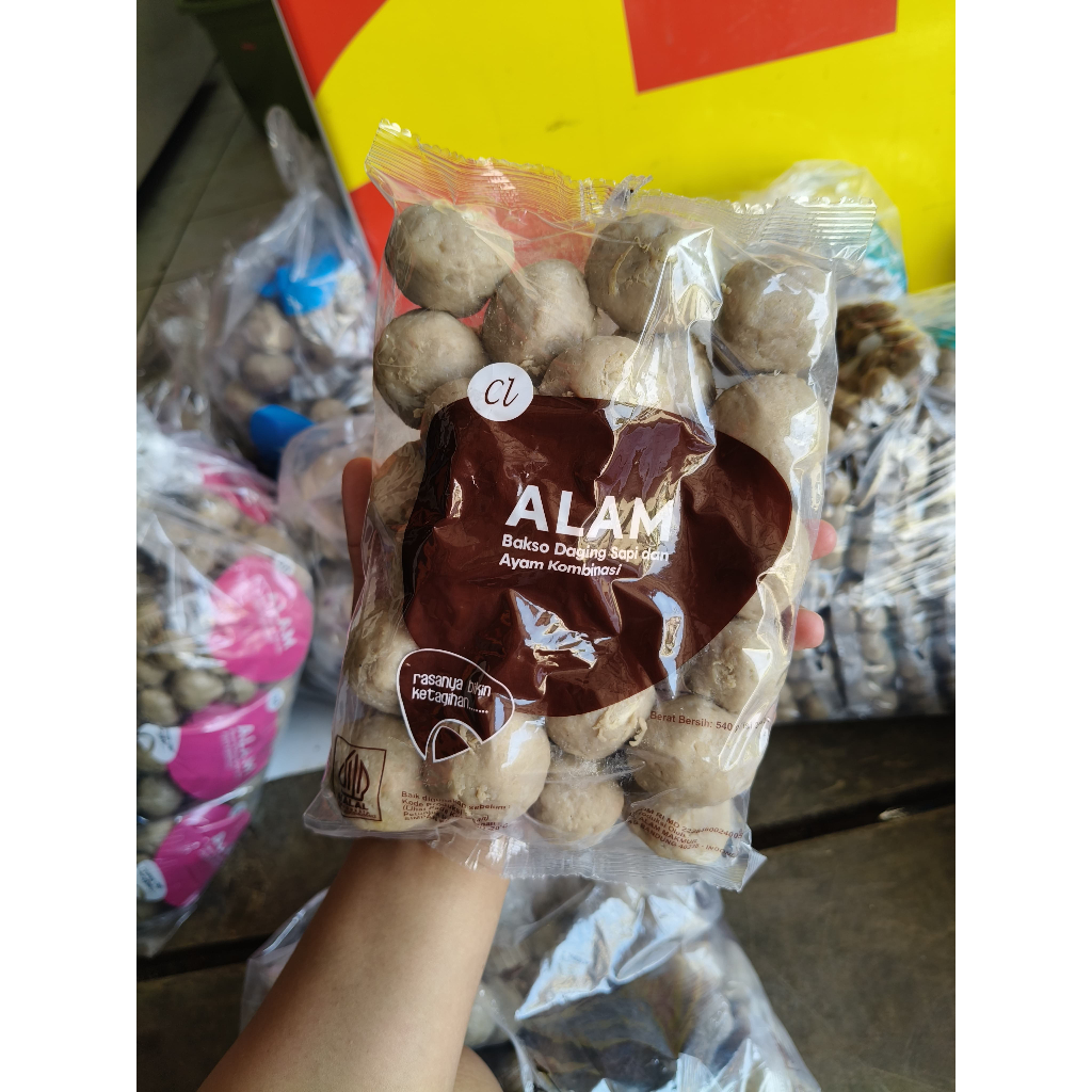 

Baso Alam CL - BAKSO DAGING SAPI DAN AYAM KOMBINASI - Isi 25 pcs - FROZEN FOOD INSTANT