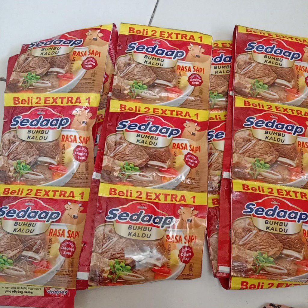 

Sedaap Bumbu Kaldu ( 6 Renceng ) 108 pcs Penyedap Rasa Masakan