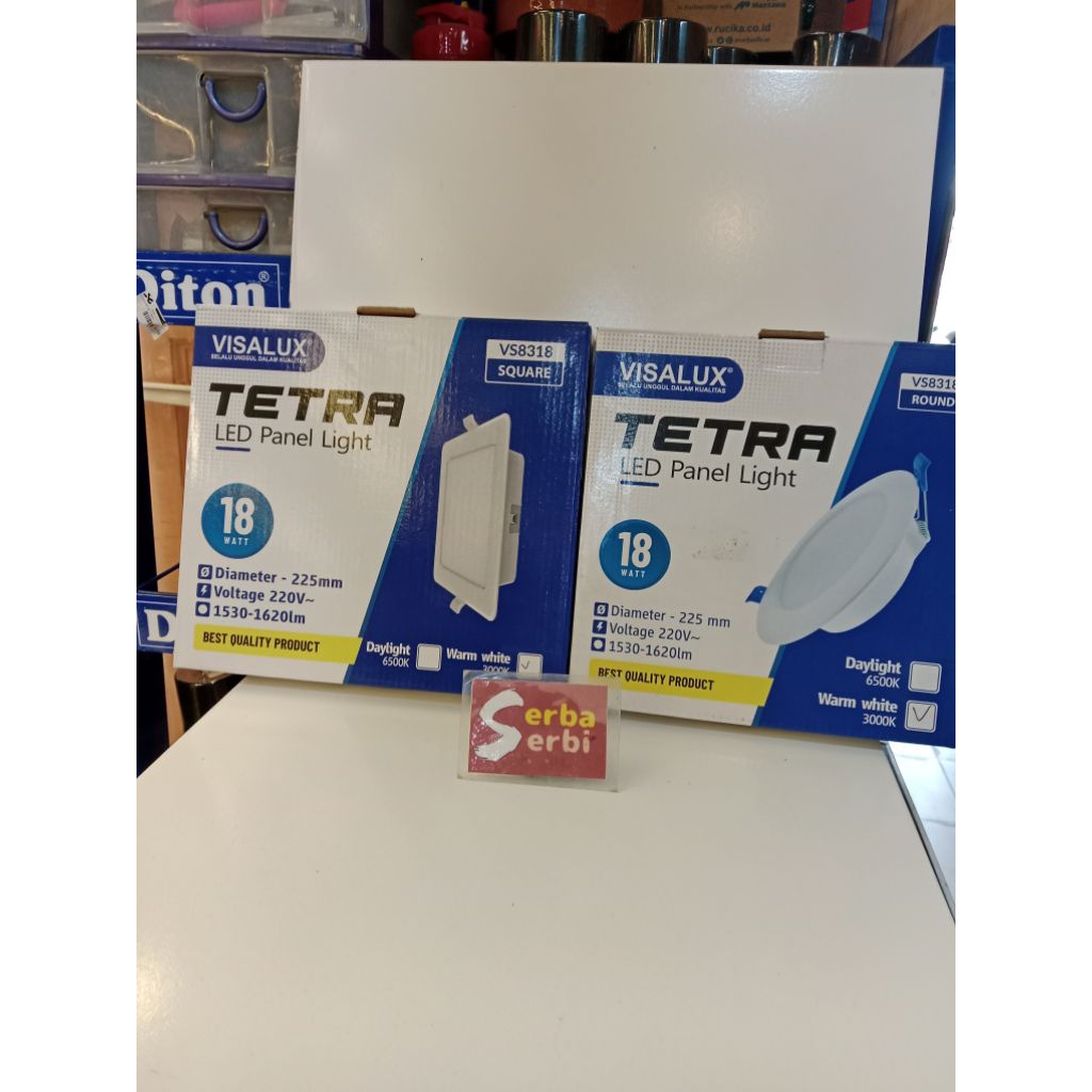 *WARM W/KUNING LED PANEL VISALUX*Lampu downlight plafon