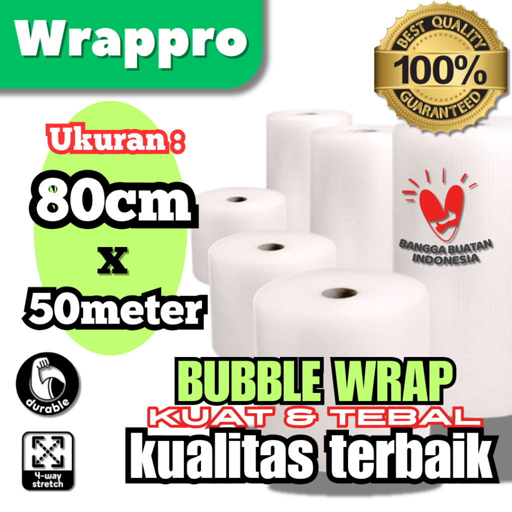 

Bubble Wrap Roll Eceran 80x50m