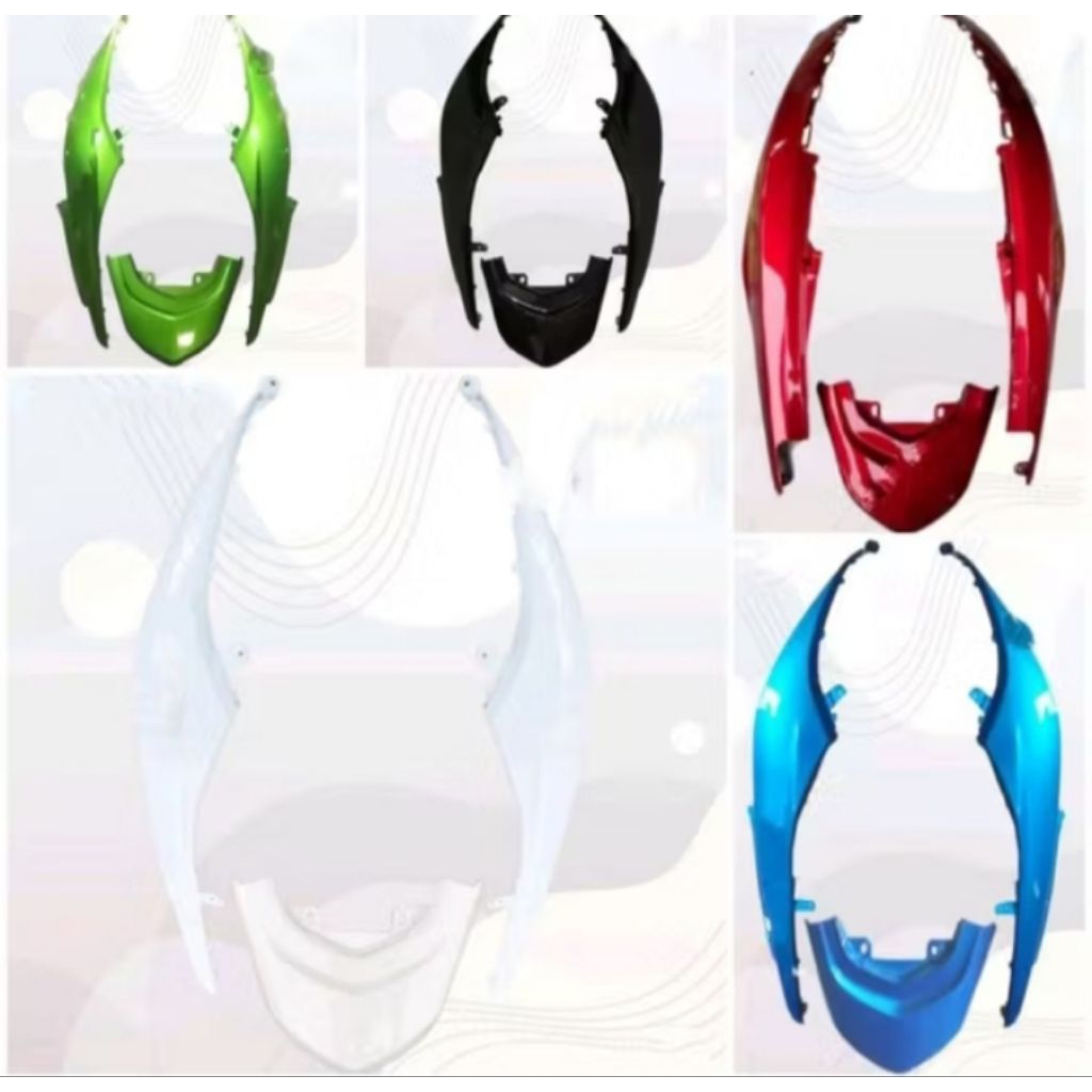 cover body Yamaha Mio soul GT 115 body bodi Mio soul GT tahun 2012 -2014 warna hitam biru merah puti