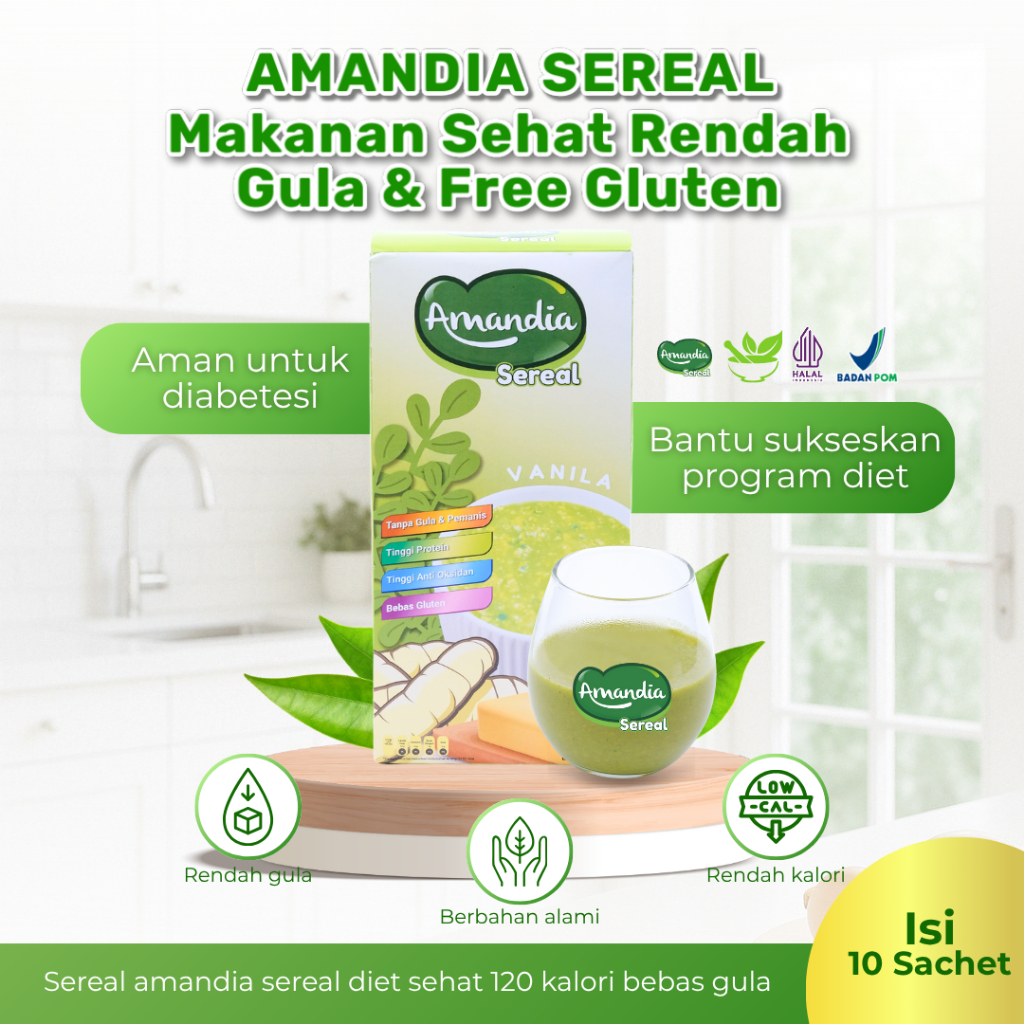 

Amandia Sereal Sehat Berbahan Alami Bantu Jaga Massa Tubuh Tetap Ideal
