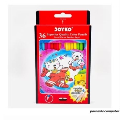

Pensil Warna Joyko / Color Pencil 36 warna