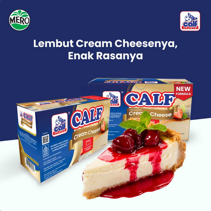

Calf Cream Cheese 200gr - Isian Filling Topping Keju