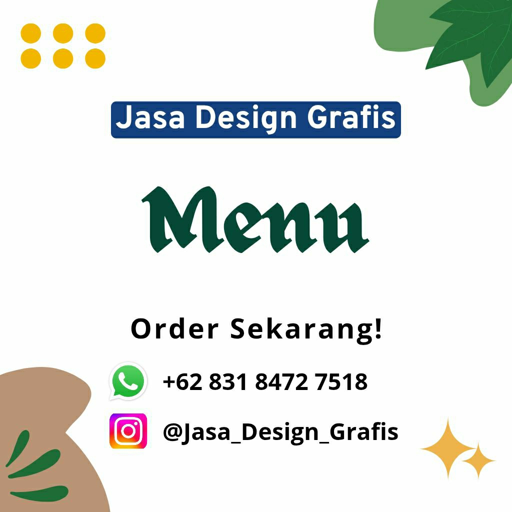 JASA DESIGN GRAFIS [MENU]
