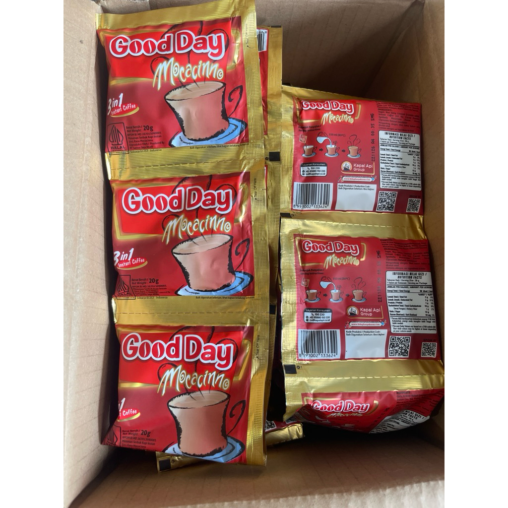 

GOOD DAY mocacino kopi instan 3in1