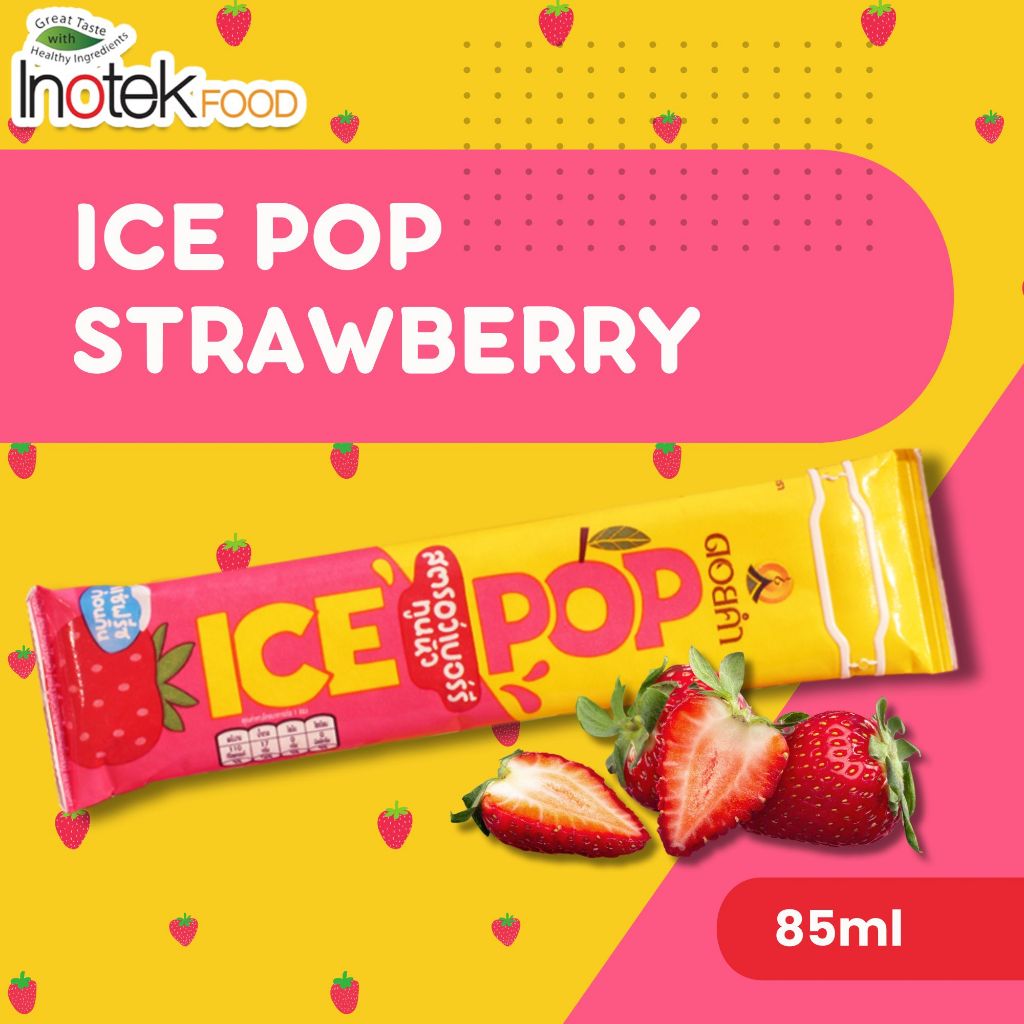 

Ice Pop Strawberry - 85ml x 6 sticks