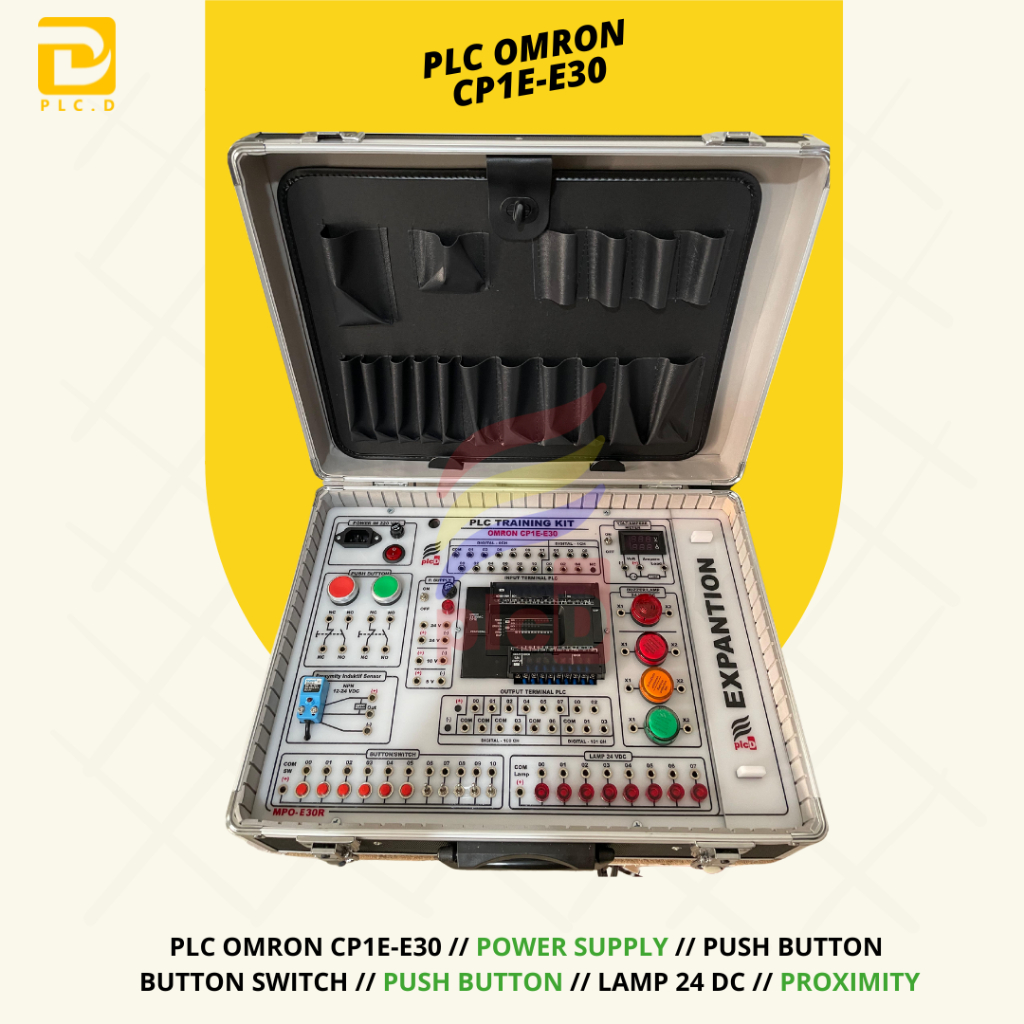 PLC Omron CP1E-E30DR-A Trainer Kit