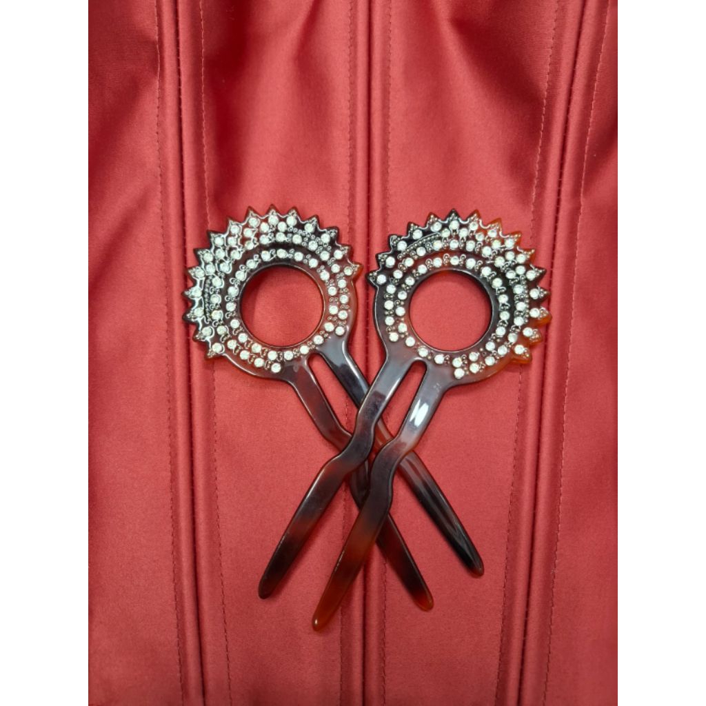 Tusuk Sanggul +Tusuk Konde +Tusuk Rambut Premium Jerman Bulan