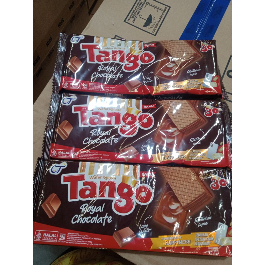 

Tanggo Wafer Royal Chocolate 100gr 1 karton isi 24pcs