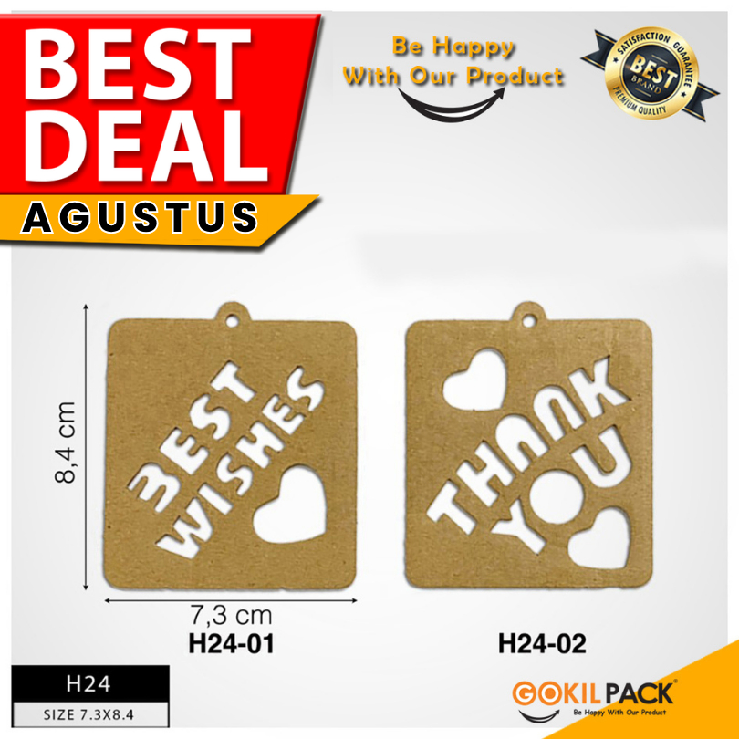 

Hang Tag Kraft Premium 7,2x8,3 | H24