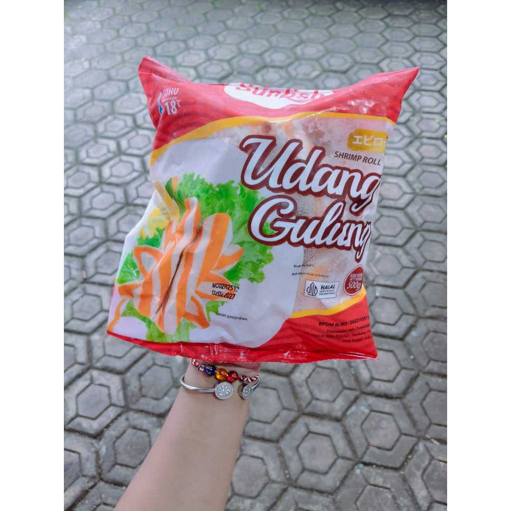 

Sunfish Udang Gulung - Ukuran Kemasan 500gr - Olahan Seafood Frozen SHRIMP ROLL