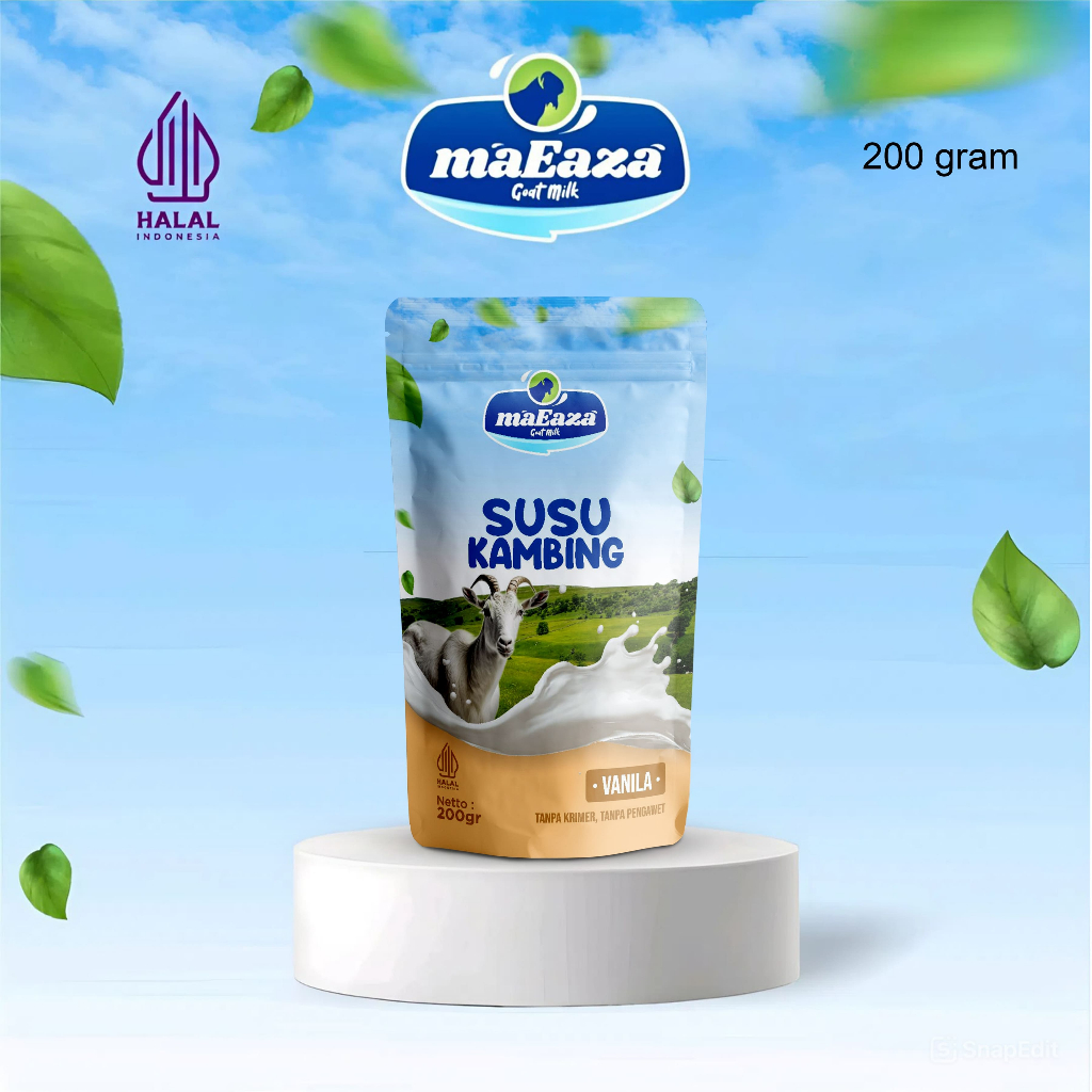 

MaEaza Susu Kambing Rasa Vanila Tanpa Krimer