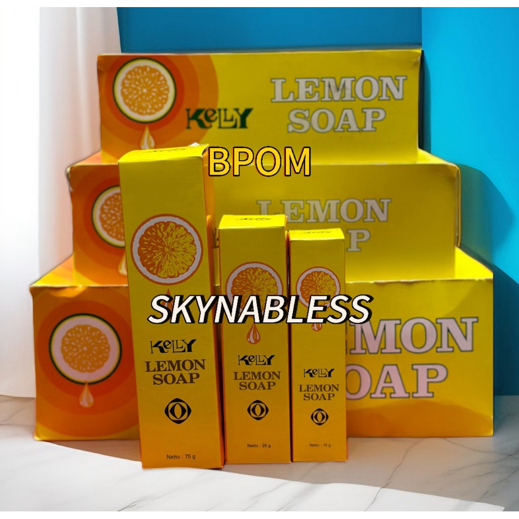 Kelly Lemon Soap / Sabun Kelly Lemon ( 12 pc ) BPOM