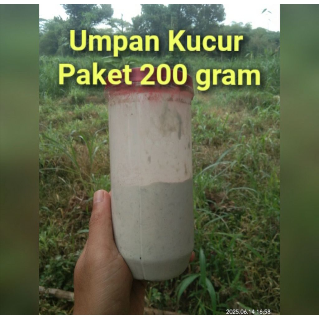 UMPAN KUCUR PAKET 200 GRAM / UMPAN MANCING SPECIAL IKAN BAUNG, BEONG, SENGGAL, PATIN, LAIS DLL