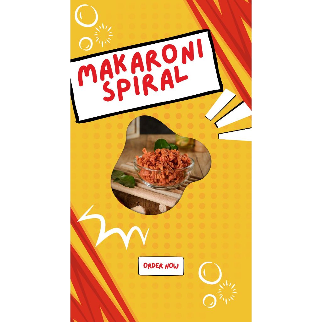 

250 GRAM || ANEKA SNACK DUA PUTRI || MAKARONI SPIRAL