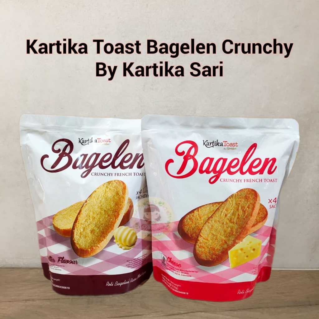 

Kartika Toast Bagelen Butter Cheese Crunchy French Toast 78gr / 72gr by Kartikasari ( ds bgr )