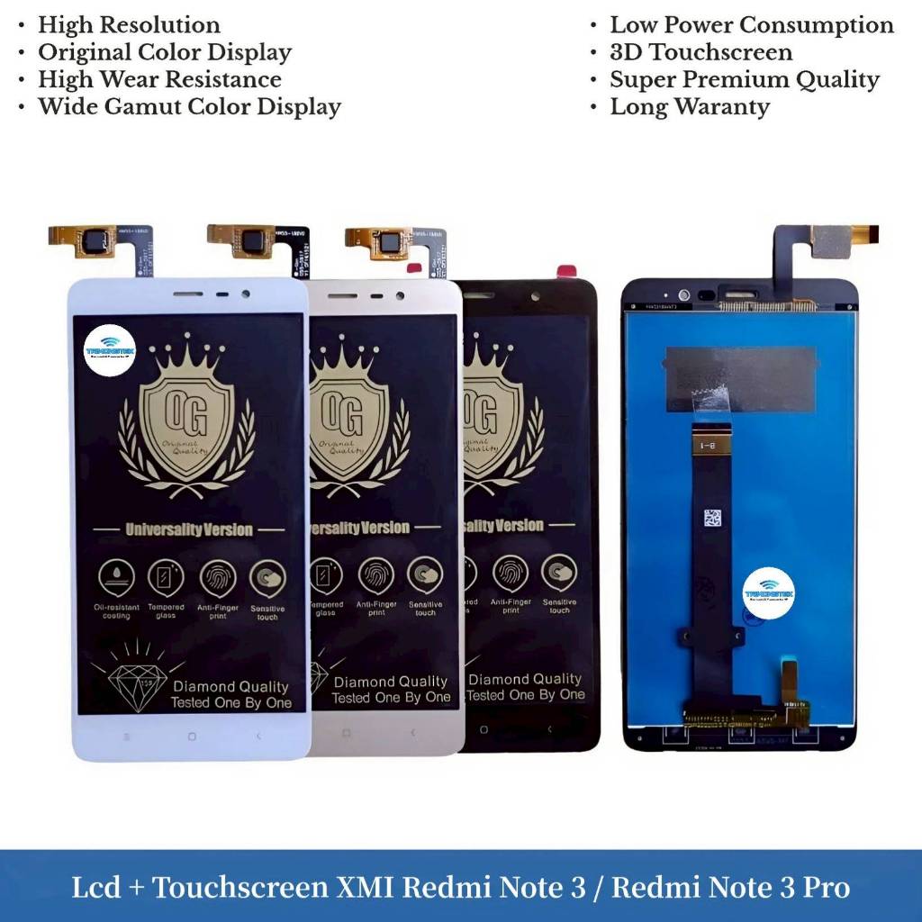 Lcd + Touchscreen Xiaomi Redmi Note 3 - Redmi Note 3 Pro