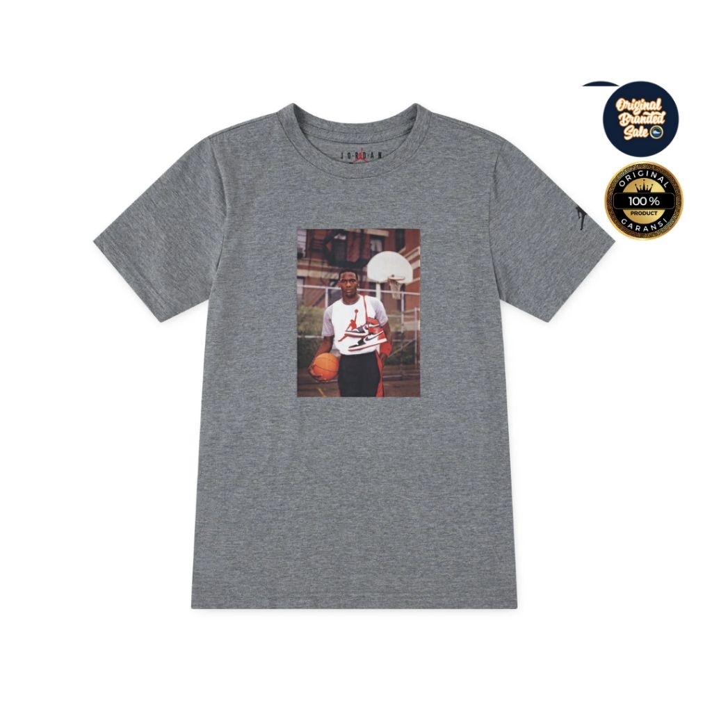 ORIGINAL GARANSI KAOS ANAK JORDAN MJ BRAND PHOTO SS JUNIOR