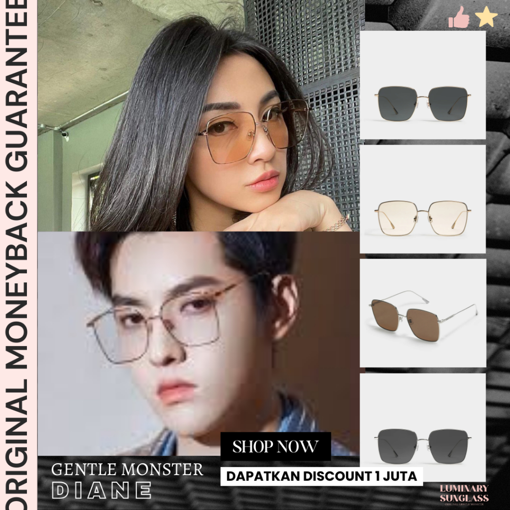 [ORIGINAL] GM Diane Sunglasses / Kacamata Hitam / Glasses