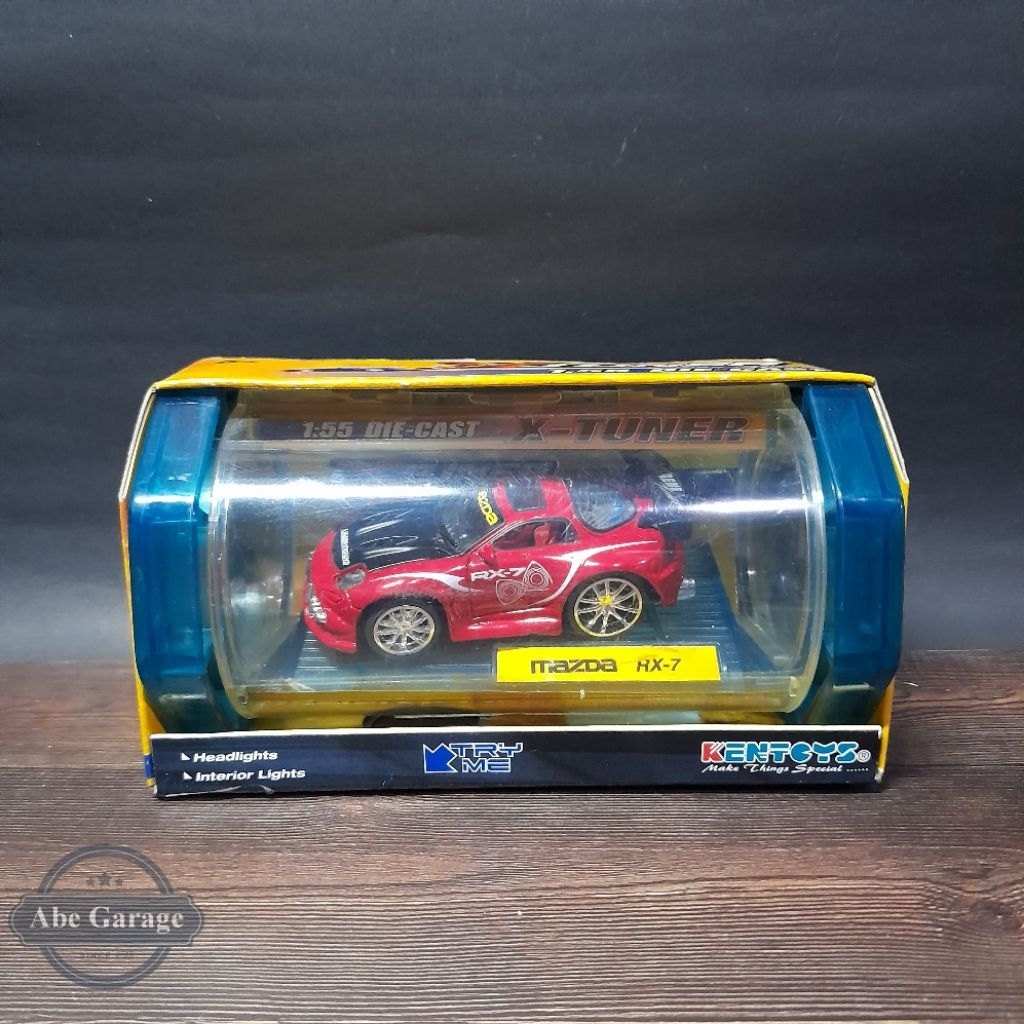 X Tuner Diecast Mazda. Rx-7 scale 1:55