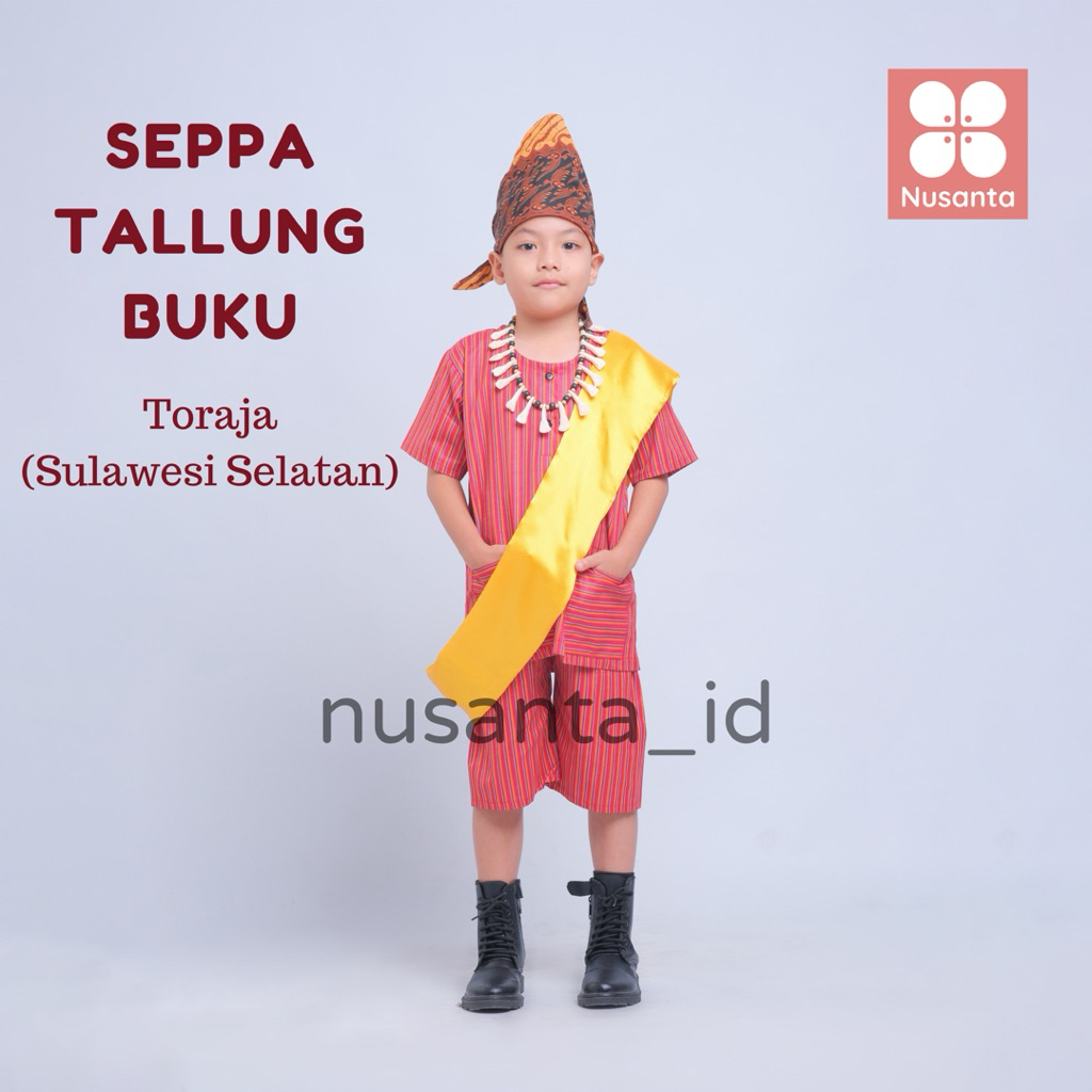 BAJU ADAT TORAJA ANAK